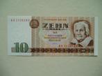 488. DDR, 10 mark 1971 UNC Zetkin., Postzegels en Munten, Bankbiljetten | Europa | Niet-Eurobiljetten, Los biljet, Duitsland, Verzenden