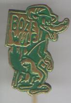 Boze wolf groen op koper stripfiguur speldje ( S_072 ), Verzamelen, Speldjes, Pins en Buttons, Verzenden, Nieuw, Figuurtje, Speldje of Pin