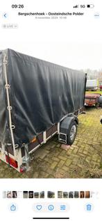 Aanhangwagen met vaste huif. Eigen kenteken, Auto diversen, Aanhangers en Bagagewagens, Ophalen of Verzenden, Gebruikt