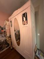 Meidenkast, kledingkast brocante, Kinderen en Baby's, Kinderkamer | Commodes en Kasten, Ophalen, 50 tot 70 cm, 105 cm of meer