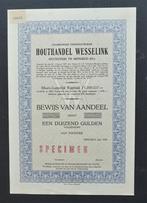 Houthandel Wesselink - Hengelo (O.) 1944, Verzenden, 1920 tot 1950, Aandeel