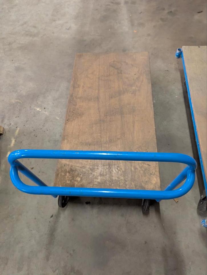 Magazijnwagen 2x, Doe-het-zelf en Verbouw, Transportwagens, Transportkar, 100 liter of meer, Ophalen