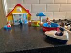 1-2-3 Playmobil  9527 Vakantiehuisje, Ophalen of Verzenden, Zo goed als nieuw