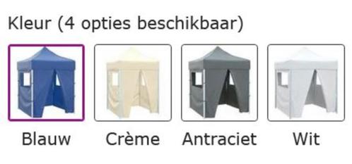 Partytent opvouwbaar inklapbaar div kleuren 2x2 GRATIS BZRGD, Tuin en Terras, Partytenten, Nieuw, Partytent, 2 meter of meer, Minder dan 5 meter
