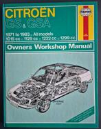 Citroën GS & GSA / Owners Workshop Manual 1971-1983 / Haynes, Verzenden, Gelezen, Citroën