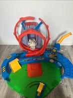 Hotwheels monster truck trex vulkaanarena met licht en gelui, Ophalen of Verzenden, Zo goed als nieuw, Handmatig, Hot Wheels