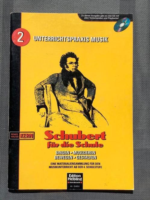 Schubert für die Schule - lesideeën en meespeelstukken + cd, Boeken, Muziek, Ophalen