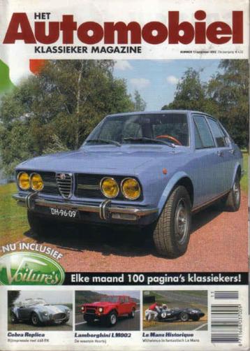Automobiel 11 2002 : Alfa Romeo Alfetta - Porsche 924 - Saab beschikbaar voor biedingen