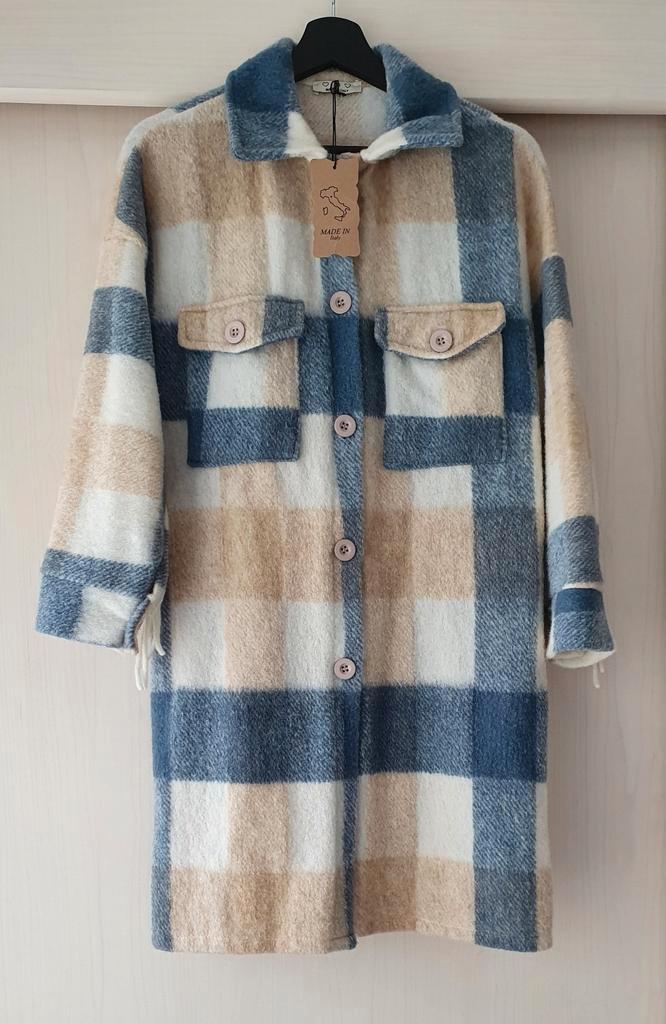 Nieuwe Franje jas, Kleding | Dames, Jassen | Winter, Nieuw, Maat 38/40 (M), Bruin, Ophalen