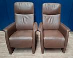 2 x leren relaxfauteuil, Huis en Inrichting, Fauteuils, Ophalen, Gebruikt, 75 tot 100 cm