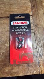 Janome free Motion Frame Quilting feet set, Hobby en Vrije tijd, Ophalen of Verzenden, Nieuw, Toebehoren, Janome