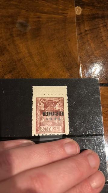 Postzegel weihnachten rodi beschikbaar voor biedingen