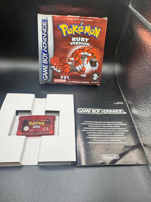 Pokémon Ruby (Game Boy Advance), Spelcomputers en Games, Games | Nintendo Game Boy, Gebruikt, Role Playing Game (Rpg), 1 speler