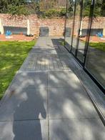 Gratis tuintegels 80x80 (+/- 30m2), Ophalen, Gebruikt, 10 m² of meer, Beton