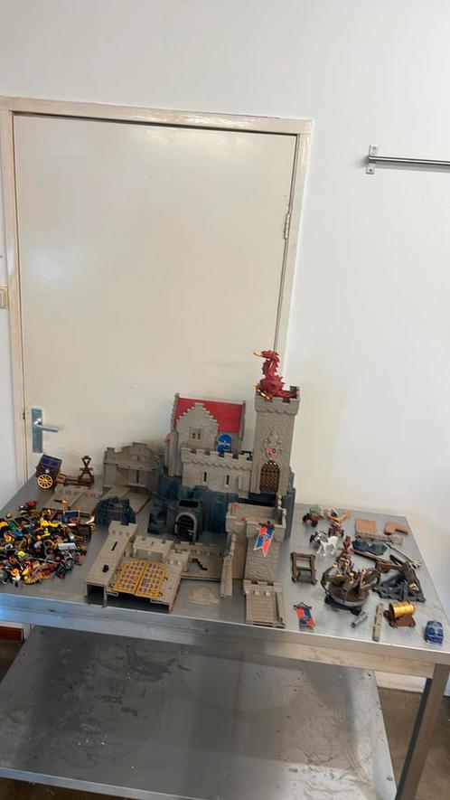 Playmobil Ridder Knight Kasteel met velen extras, Kinderen en Baby's, Speelgoed | Playmobil, Zo goed als nieuw, Verzenden