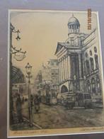 A.M. Van MUNSTER, Mooie ets van het Oude Raadhuis Rdam,, Antiek en Kunst, Ophalen