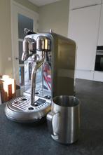 Sage Creatista plus RVS Nespresso machine, Koffiepads en cups, Espresso apparaat, Refurbished, Ophalen of Verzenden