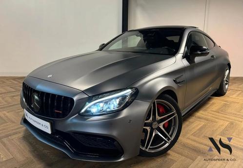 Mercedes-Benz C-klasse Coupé AMG 63 S HUD MEMORY PANO VOL', Auto's, Mercedes-Benz, Bedrijf, Te koop, C-Klasse, ABS, Achteruitrijcamera