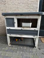 Konijnenhok Grand Lodge 120 Plus 115.5x73x117 cm Grijs 120, Dieren en Toebehoren, Ophalen, Cavia, 90 cm of meer, Hok