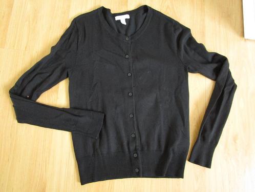 H&M - zwart vestje maat XS, Kleding | Dames, Truien en Vesten, Zo goed als nieuw, Maat 34 (XS) of kleiner, Zwart, Ophalen of Verzenden