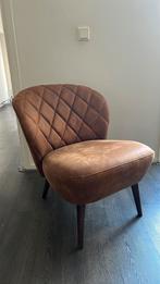 Fauteuil cognac, Ophalen, Eenpersoons, Minder dan 75 cm, Zo goed als nieuw