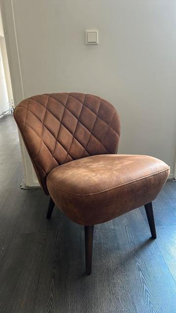 Fauteuil cognac beschikbaar voor biedingen