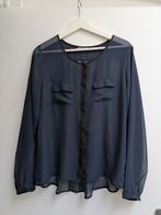 Geisha donkerblauwe blouse maat L/40, Verzenden, Zo goed als nieuw