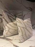 Beige sierkussens, Huis en Inrichting, Woonaccessoires | Kussens, Ophalen of Verzenden, Nieuw, Beige, Vierkant