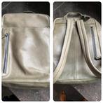 Prachtige Burkeley laptoptas / rugtas/ schooltas leer. Taupe, Computers en Software, Laptoptassen, Ophalen of Verzenden, 17 inch of meer