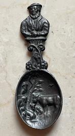 Tinnen lepel Oud Holl Tingieterij Tiel  lengte 10 cm, Antiek en Kunst, Antiek | Tin, Ophalen of Verzenden
