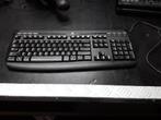 Logitech Qwerty Toetsenbord - Bedraad gebruikt , 3 keer, Gebruikt, Multimediatoetsen, Logitech, Ophalen of Verzenden