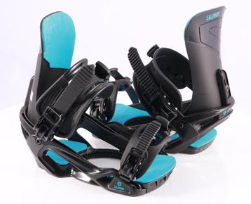 S snowboard bindingen SALOMON UNITE, black/blue beschikbaar voor biedingen