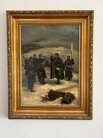 Olieverfschilderij:Capitulatie 1ste wereldoorlog, Ophalen