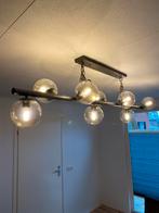 Design eettafel hanglamp met 9 bollen, Huis en Inrichting, Lampen | Hanglampen, Ophalen, Zo goed als nieuw, Glas, 75 cm of meer