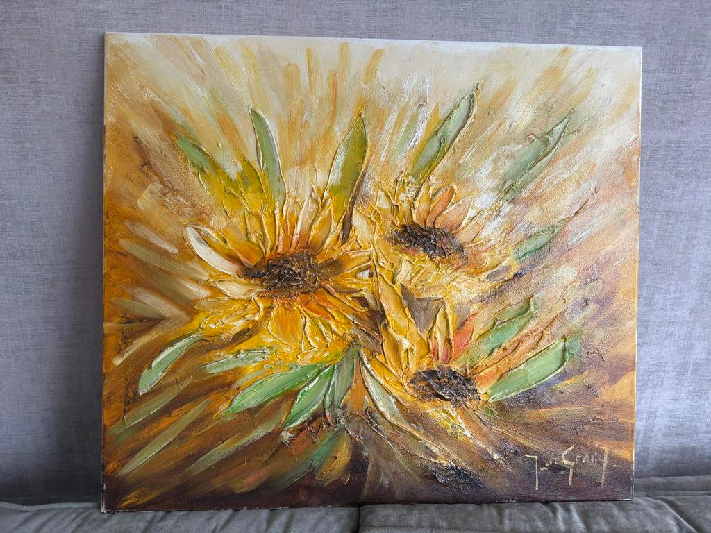 Set van 2 originele schilderijen – Jochem de Graaf, Antiek en Kunst, Kunst | Schilderijen | Abstract, Ophalen