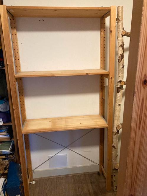 Ikea , 1 ivar open kast - grenenhout, Huis en Inrichting, Kasten | Vitrinekasten, Zo goed als nieuw, 25 tot 50 cm, Grenenhout