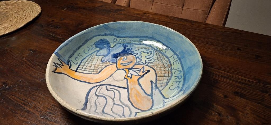 Decoratieve schaal van keramiek, Antiek en Kunst, Ophalen of Verzenden