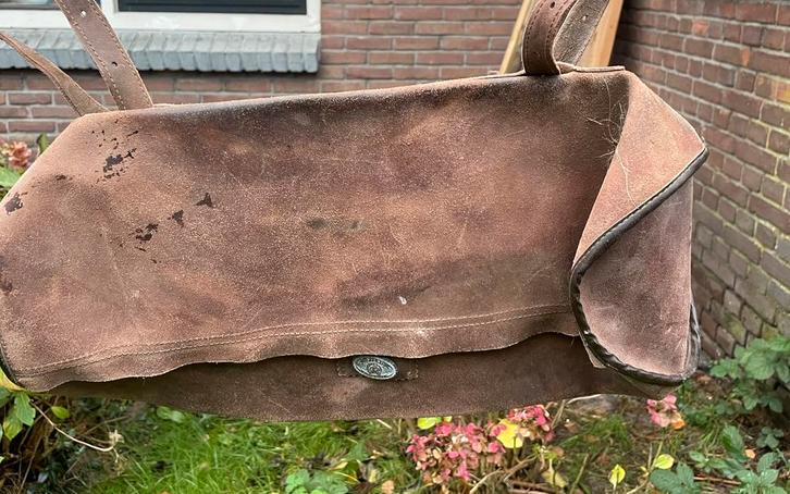 VILBI Rider Line – leren zadeltas / rijtas – vintage, Dieren en Toebehoren, Paarden en Pony's | Overige Paardenspullen, Dressuur