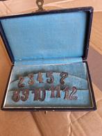 Tafelnummers zilver antiek, Antiek en Kunst, Ophalen of Verzenden, Zilver