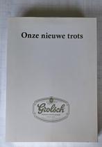 Grolsch Bierfles Onze nieuwe trots in houten kistje, Ophalen of Verzenden, Nieuw, Flesje(s), Grolsch
