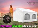 Feestje! Partytent tehuur 4x3 + evt statafels/ heaters etc., Ophalen