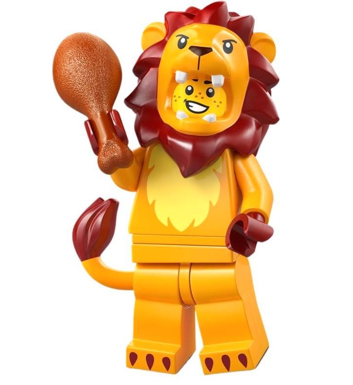 NIEUW: 71051-11 Lion Costume Fan - Minifigserie 28, Kinderen en Baby's, Speelgoed | Duplo en Lego, Nieuw, Lego, Complete set, Ophalen of Verzenden