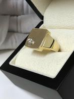 Gouden Heren Pink Ring 0.5 ct Briljant Geslepen Diamant, 18 tot 19, Heer, Onbekend, Ophalen of Verzenden
