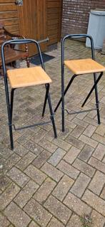 Opklapbare barkruk 2 stuk, Huis en Inrichting, Stoelen, Ophalen