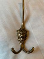 Vintage messing leeuwenkop wandhaak, Verzenden, Koper