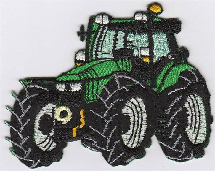 Tractor stoffen opstrijk patch embleem #1, Verzamelen, Kleding en Patronen, Nieuw, Shirt, Ophalen of Verzenden