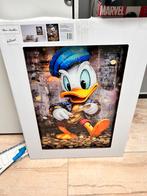 XXL glazen popart - Donald duck 80x60 cm, Ophalen, Nieuw, Schilderij, 75 cm of meer
