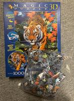 Magic 3D puzzle tijger, Ophalen, 500 t/m 1500 stukjes, Nieuw, Legpuzzel