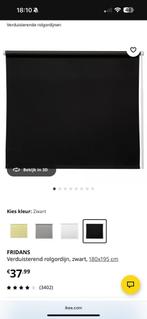 IKEA fridans verduisterend rolgordijn zwart, Ophalen of Verzenden, Zo goed als nieuw