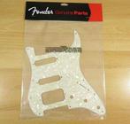 Fender stratocaster HSS pearl pickguard / slagplaat, Ophalen of Verzenden, Zo goed als nieuw, Elektrische gitaar